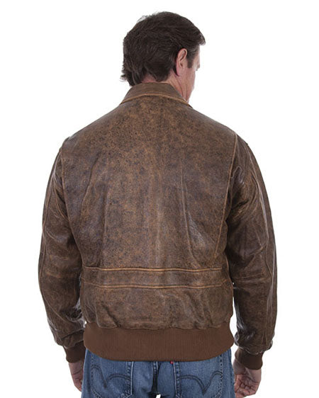 Men's Lambskin Bomber Jacket