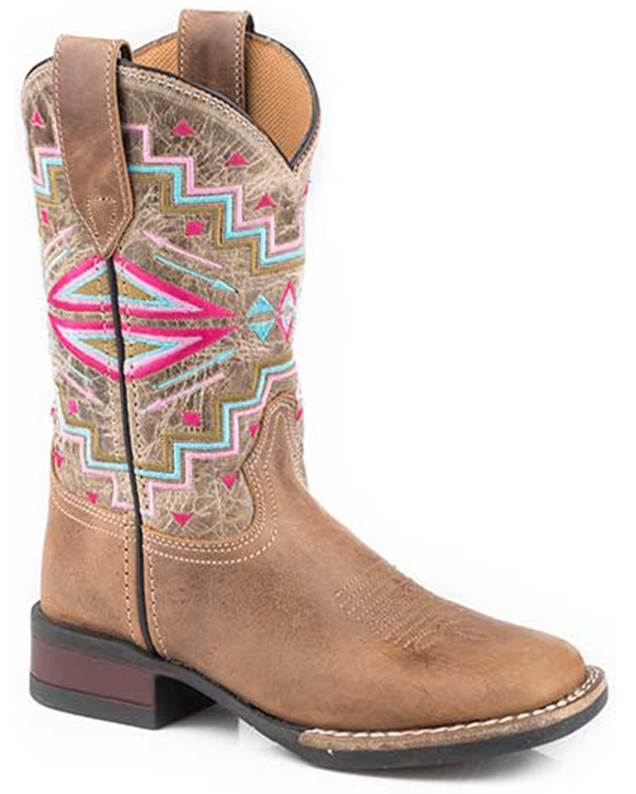 Little Kid's Monterey Aztec Western Boots