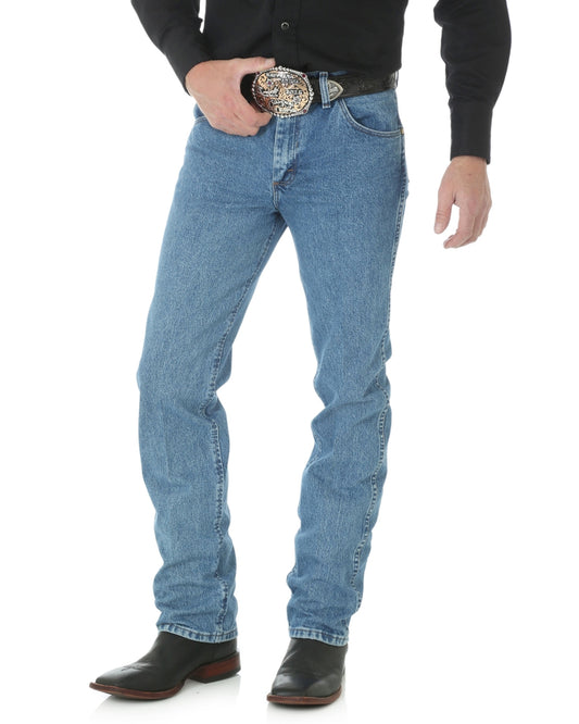 Mens Premium Performance Slim Fit Jeans - Stonewash