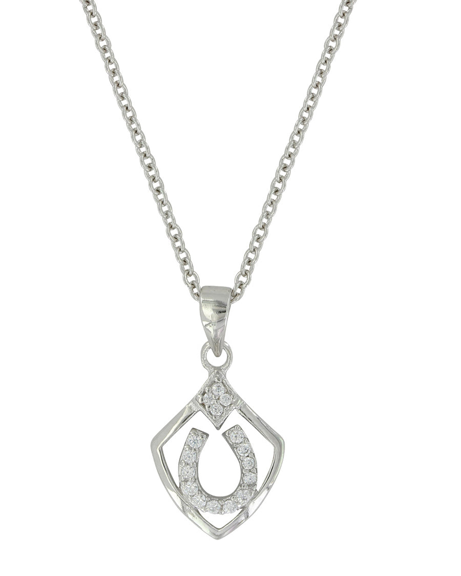 Shielded In Horseshoes Necklace