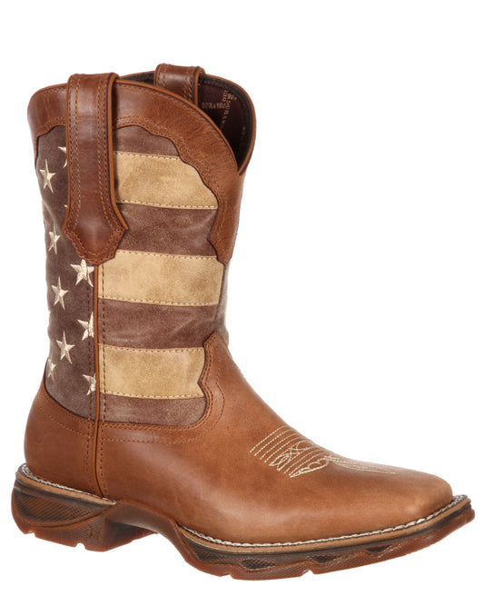 Womens Lady Rebel Faded Union Flag Boots