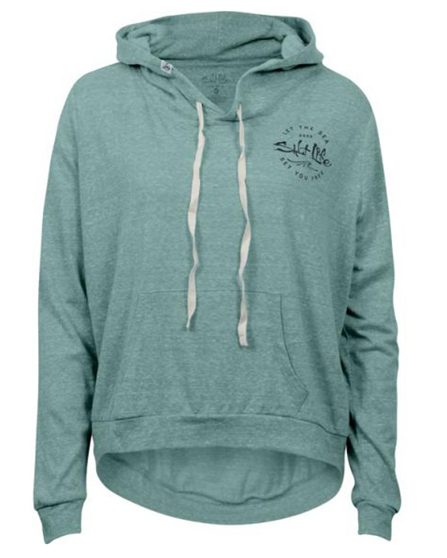 Salt Life Women's Sea Tide Lightweight Hoodie - Teal