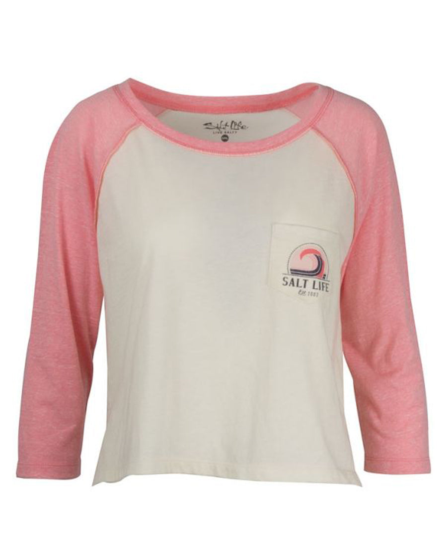 Women's Retro Active Raglan Pocket T-Shirt