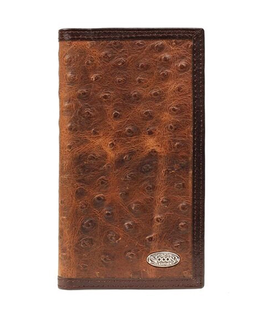 Men's Ostrich Print Rodeo Wallet