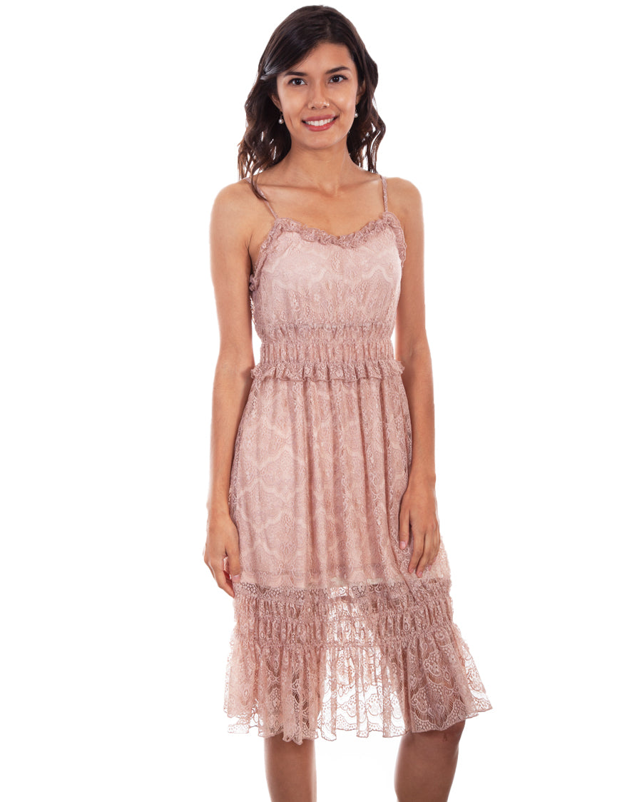 Women's Tiered Lace Dress