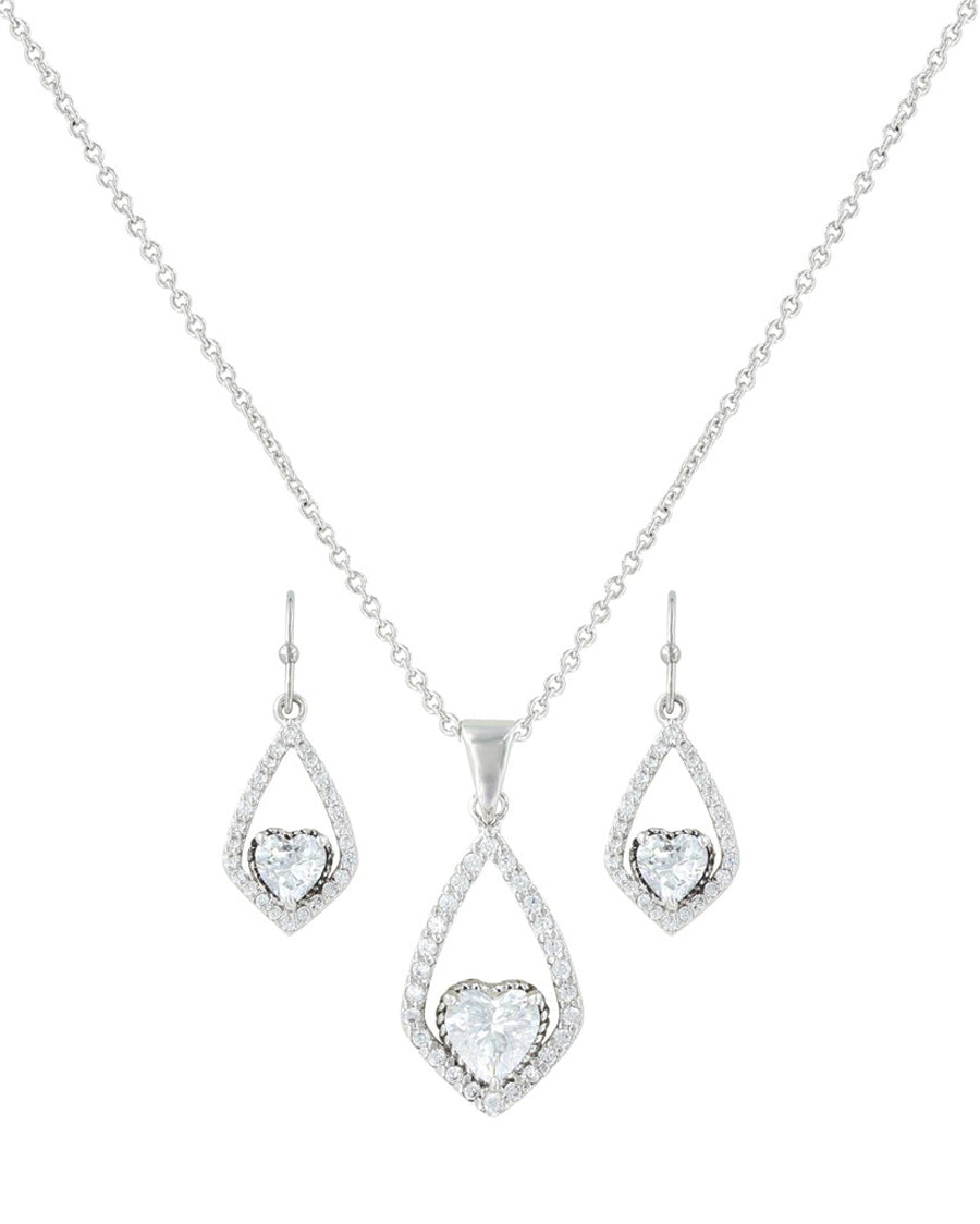 Hearts On A Swing Jewelry Set