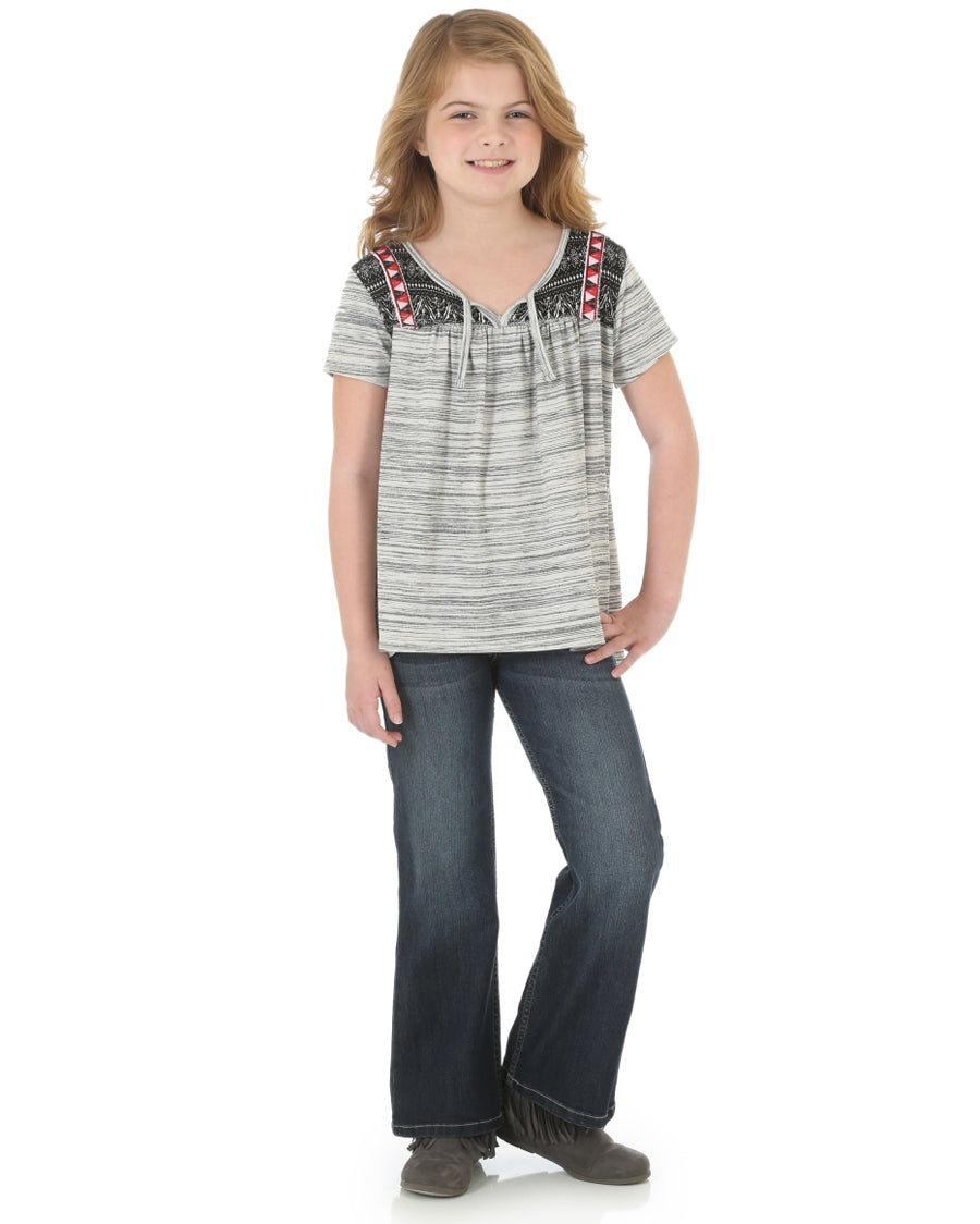 Girls Marble Stripe T-Shirt