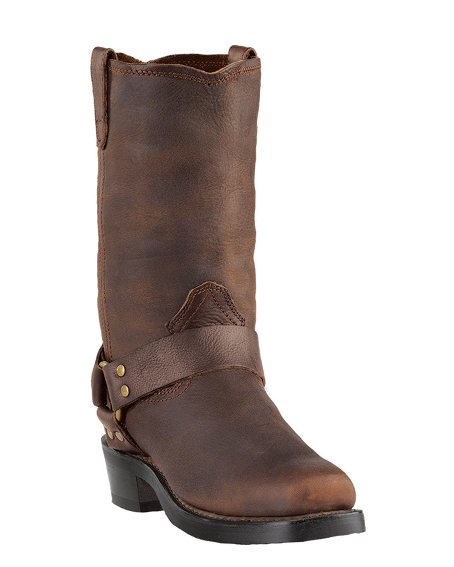 Mens Dean Harness Boots - Brown