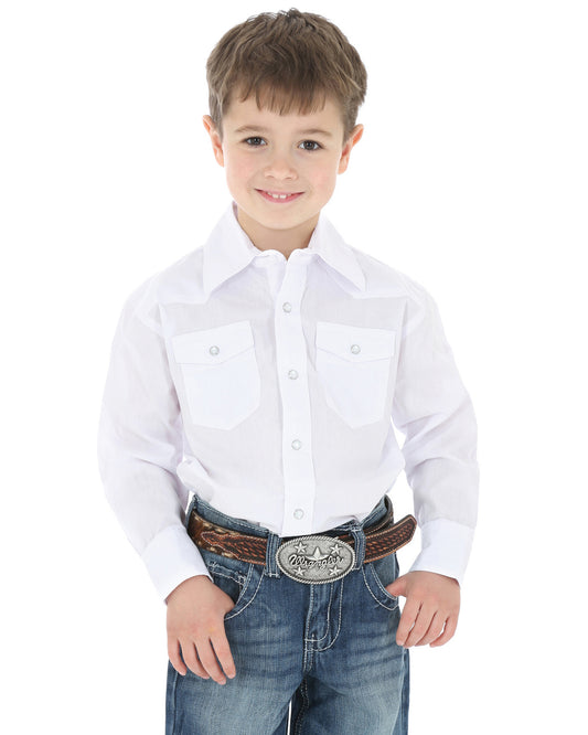 Boy’s Long Sleeve Western Snap Shirt