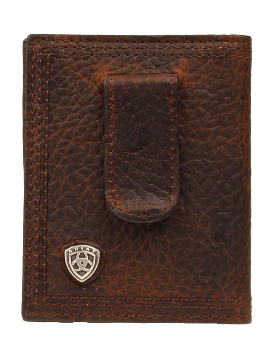 Front Pocket Money Clip Bi-Fold Wallet