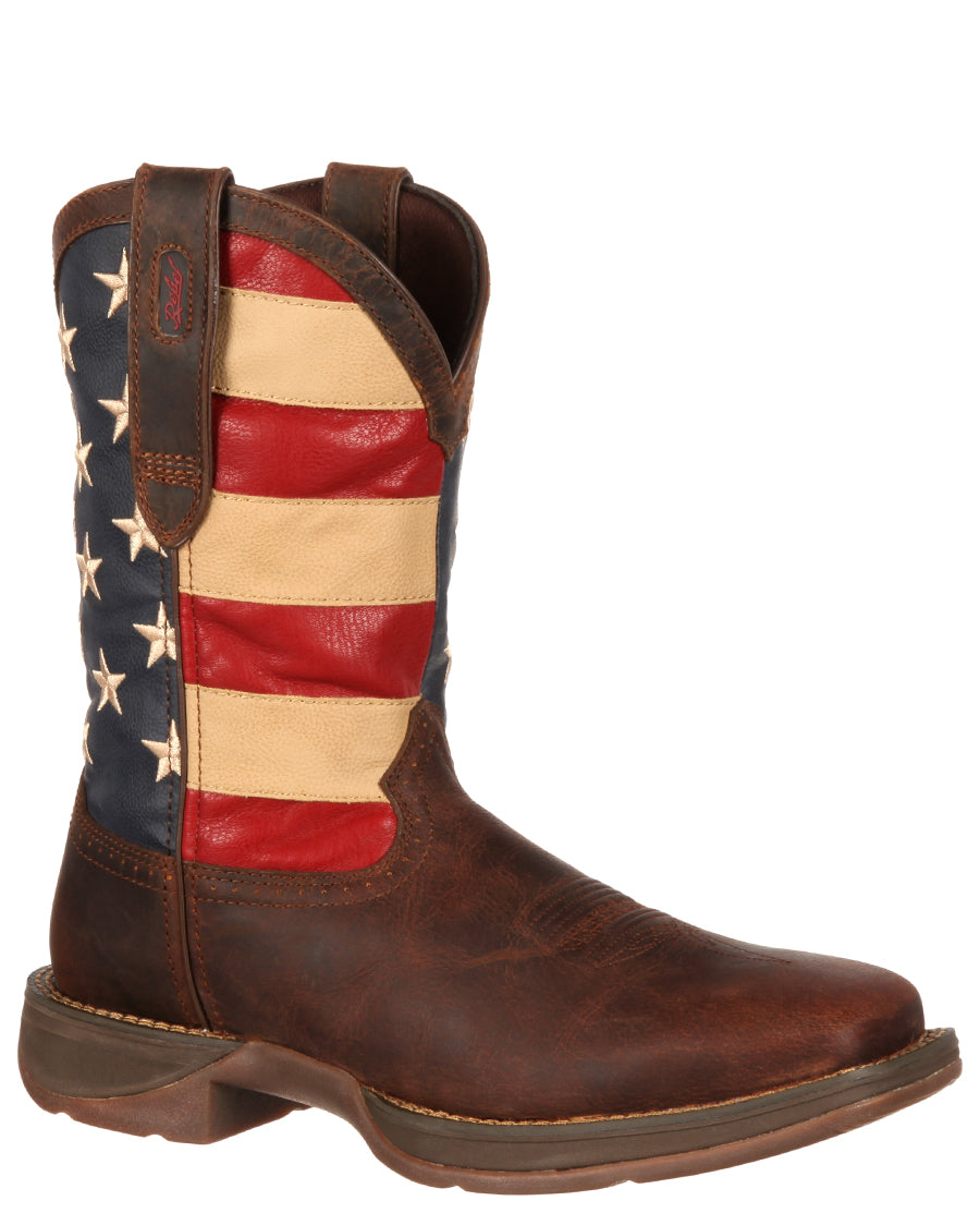 Mens Rebel Patriotic Pull-On Boots