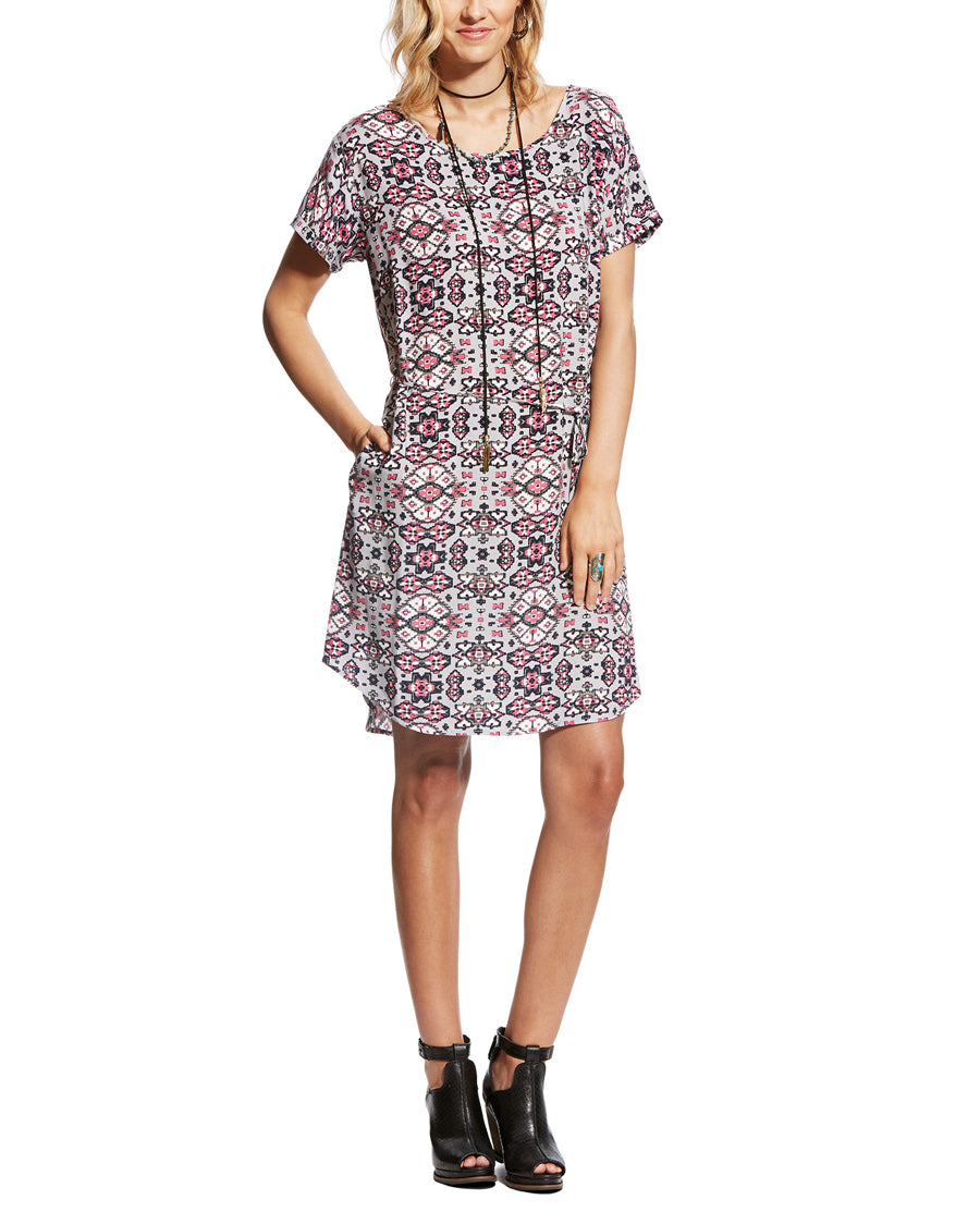 Womens Paula Aztec Pocket Dress