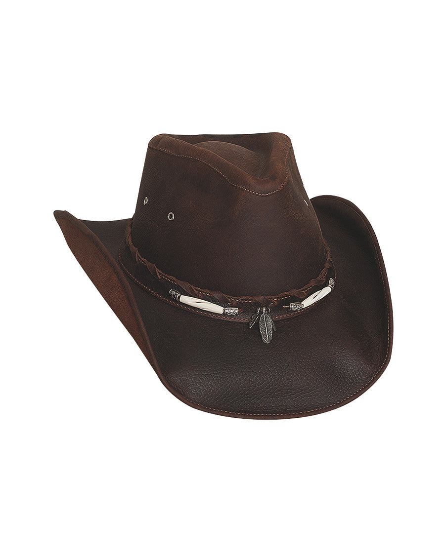 Bullhide Briscoe Top Grain Leather Hat