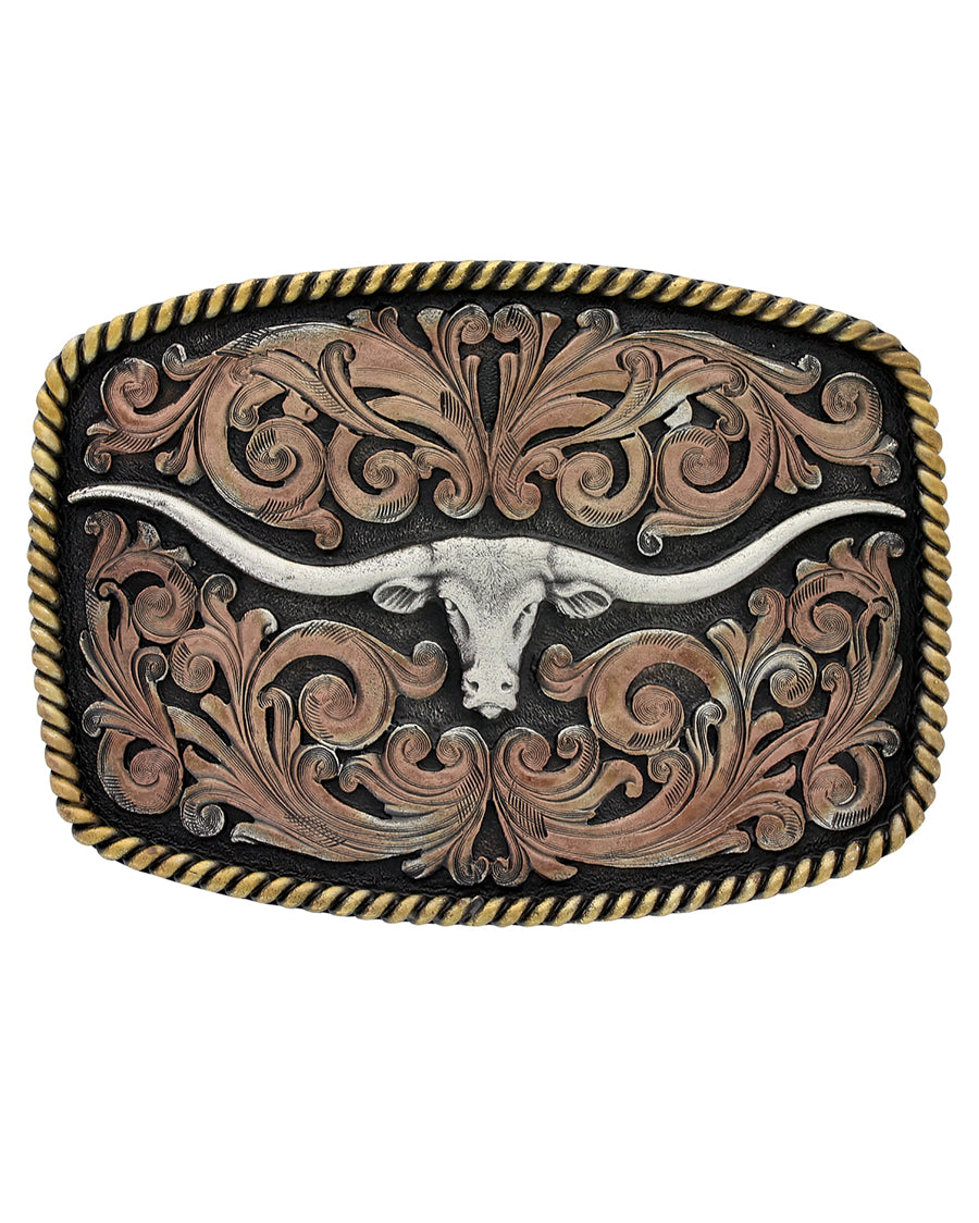 Texas Longhorn Attitude Buckle