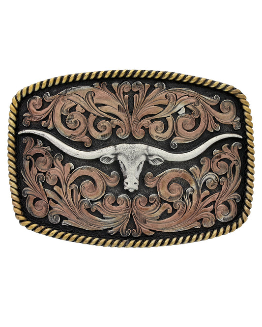 Texas Longhorn Attitude Buckle