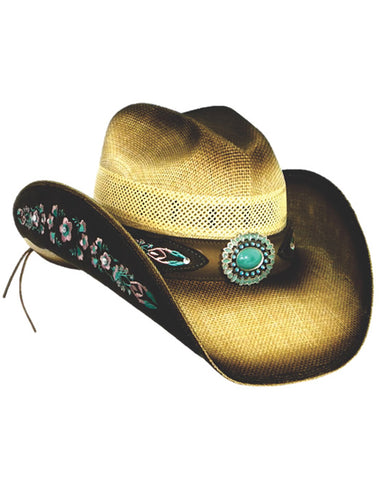 Cowboy Hat - Old West Straw Natural Unisex - Dallas Hats Color