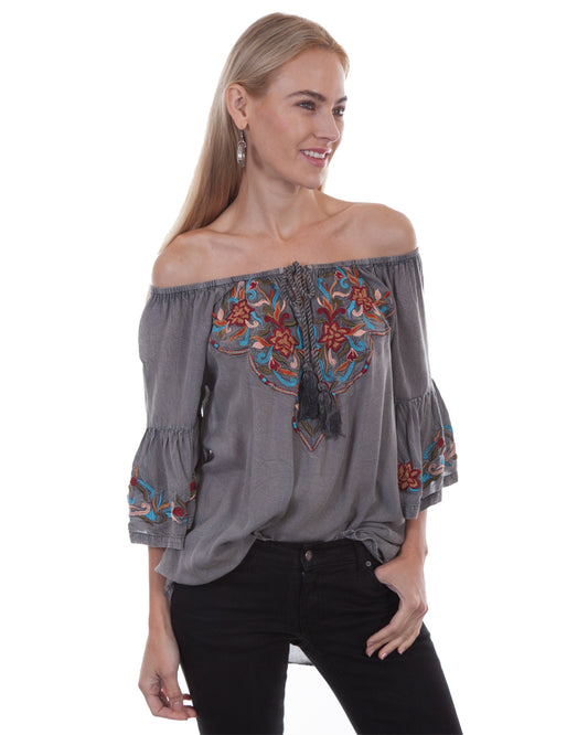 Women's Off The Shoulder Long Sleeve Blouse