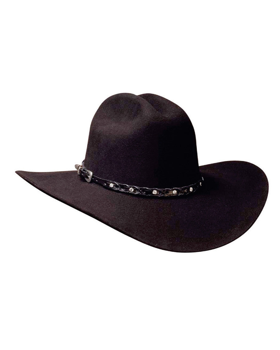 Bullhide Pistol Pete 6X Wool Hat - Black