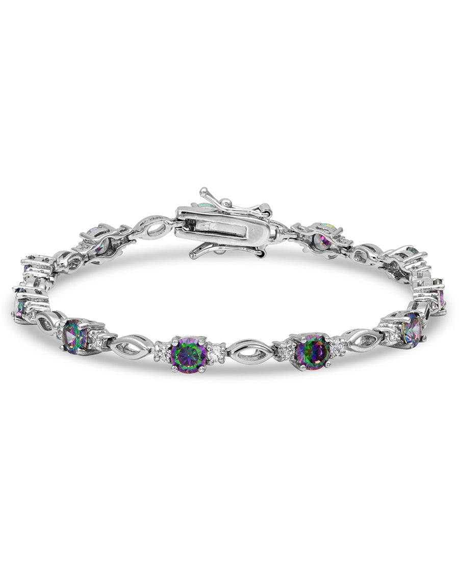 Northern Lights Skip Stone Bracelet