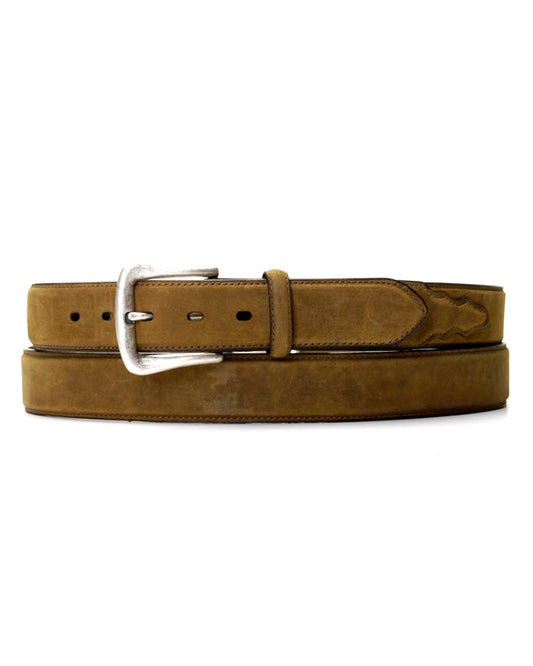 Mens Distressed Belt - Brown