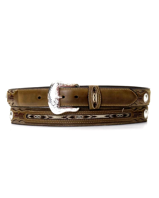 Mens Top Hand Belt - Brown