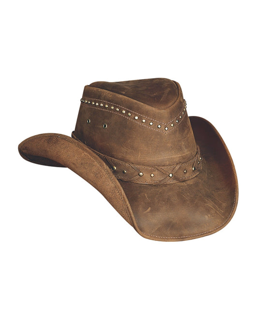 Burnt Dust Leather Hat