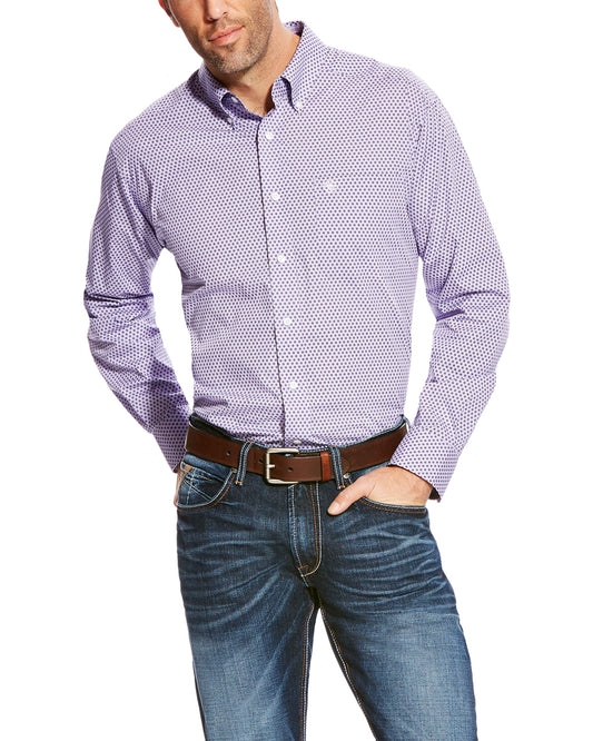 Mens WF Zilverton Classic Fit Western Shirt