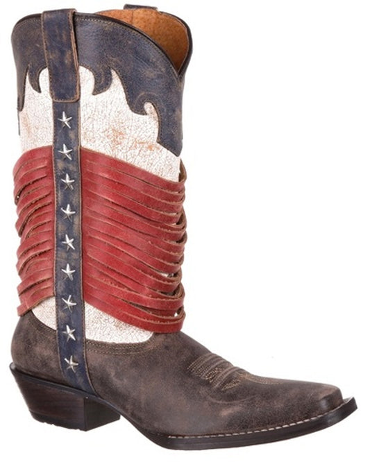 Womens Dream Catcher Americana Fringe Boots