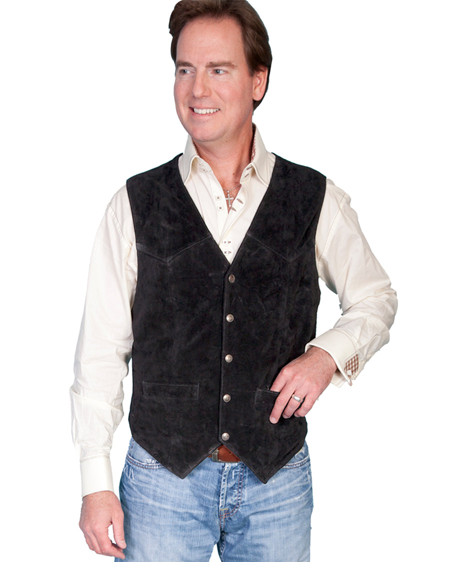 Men's Lambskin Suede Vest