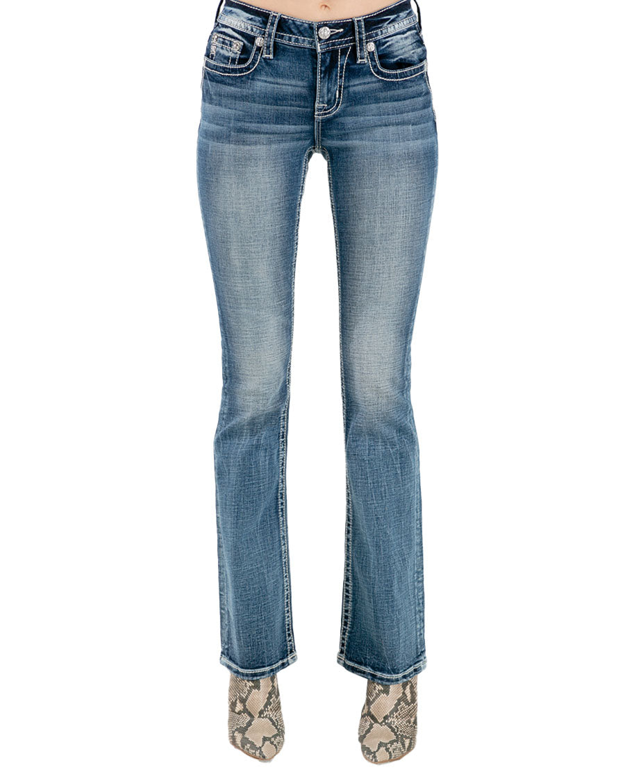 Women's Broken Horseshoe Bootcut Jeans