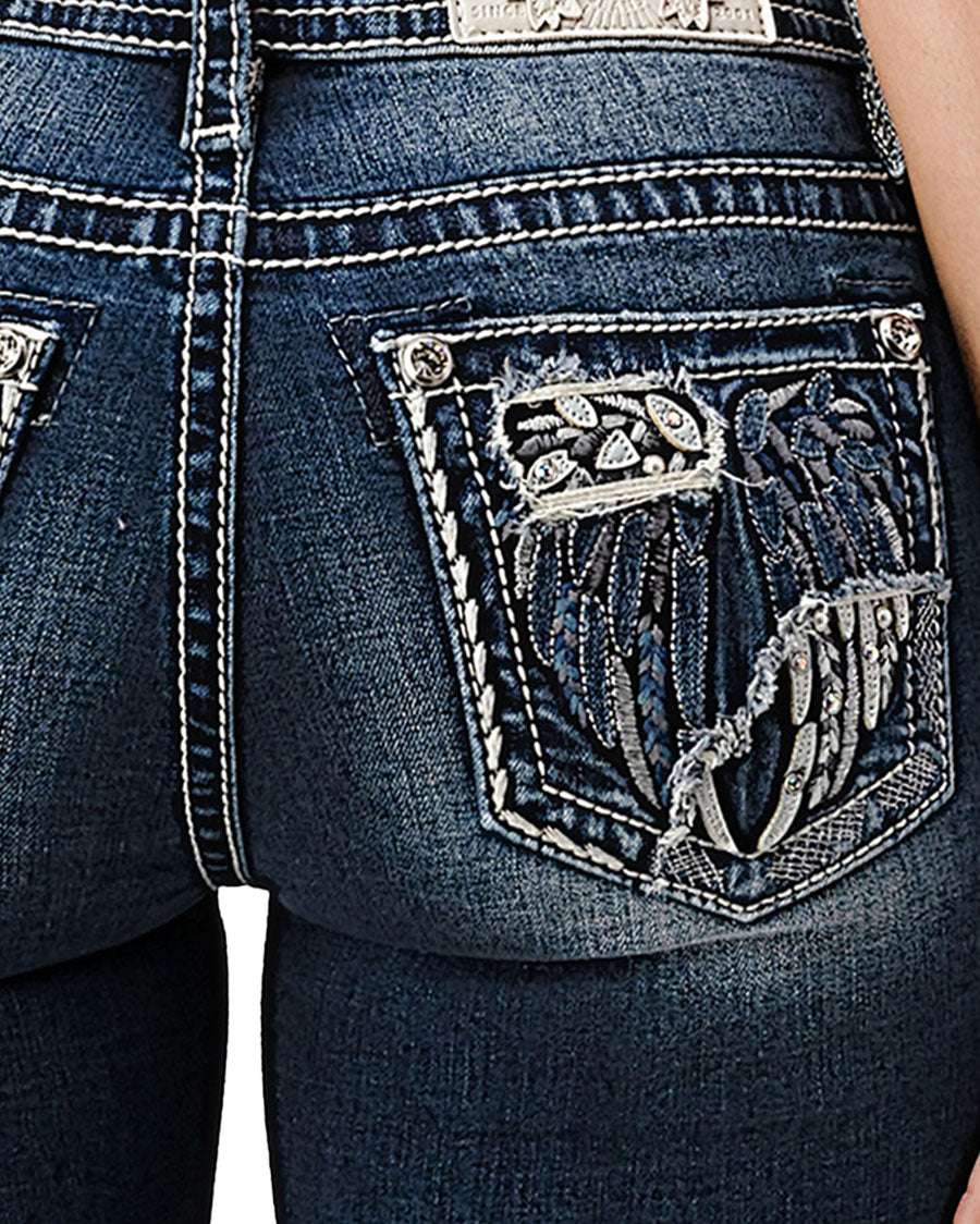 Women's Hide and Wing Bootcut Jeans