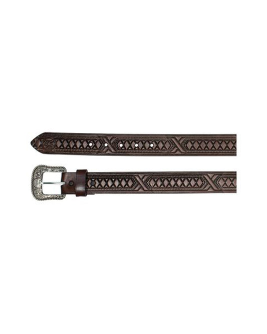 Men's Roughy Chocolate Diamonds Belt