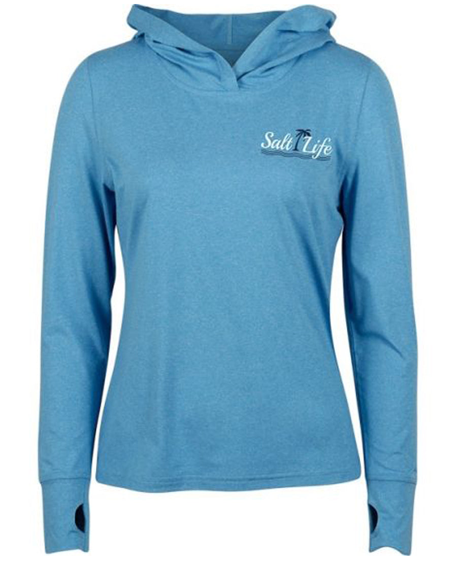 Women's Chase The Sun Performance Hoodie - Blue