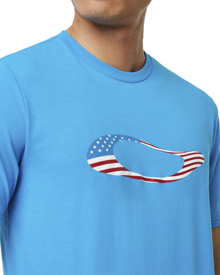 Men's Ellipse USA T-Shirt - Blue