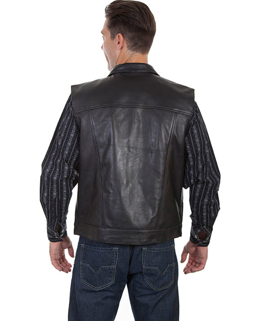 Men's Concealed Carry Lambskin Leather Jacket