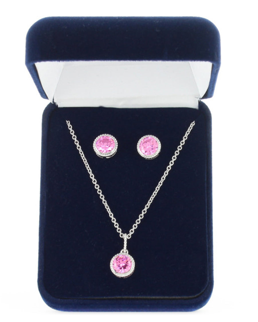 Womens Tough Enough To Wear Pink jewelry Set