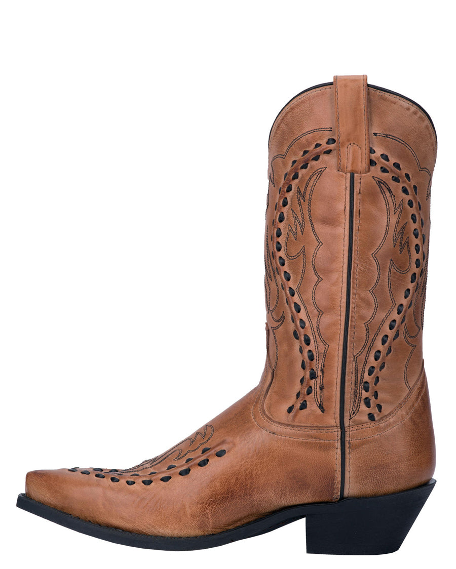 Mens Laramie Bucklace Boots - Tan