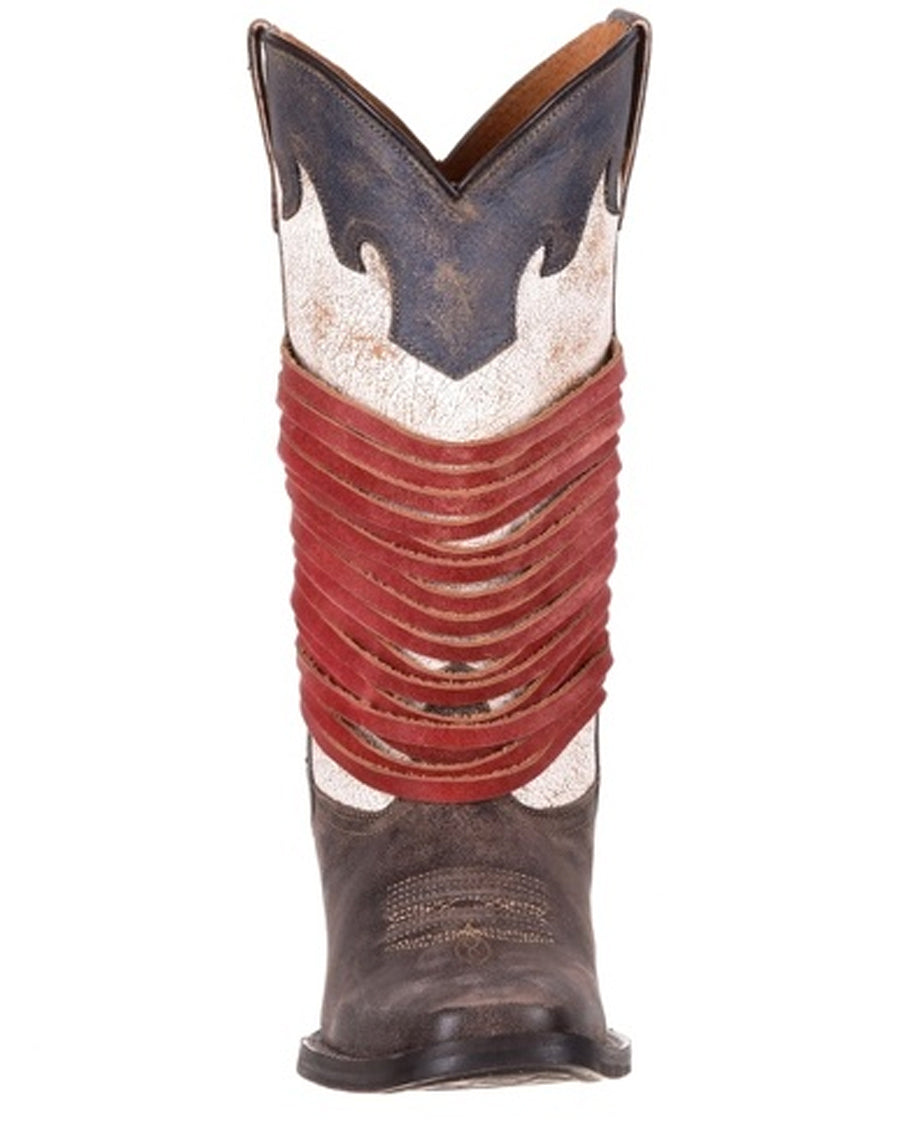 Womens Dream Catcher Americana Fringe Boots