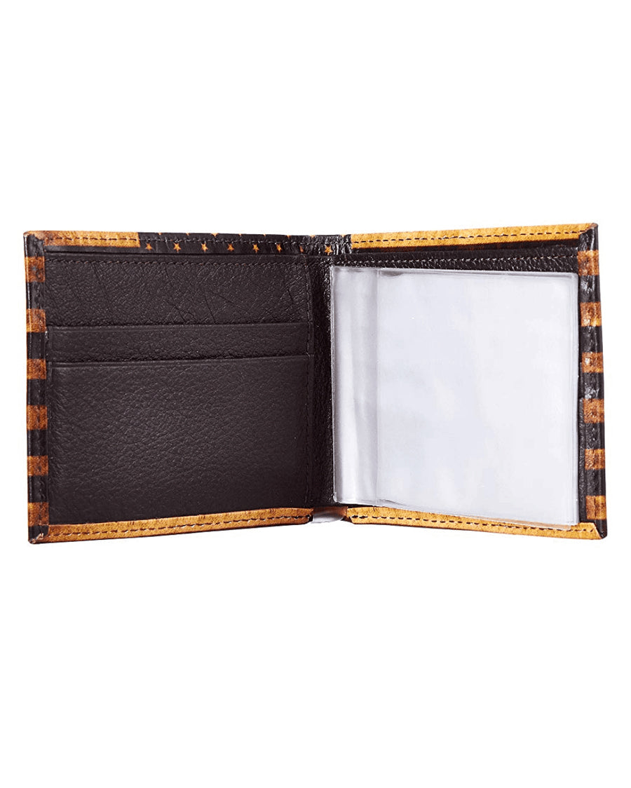 Bi-Fold Vintage American Flag Rodeo Wallet