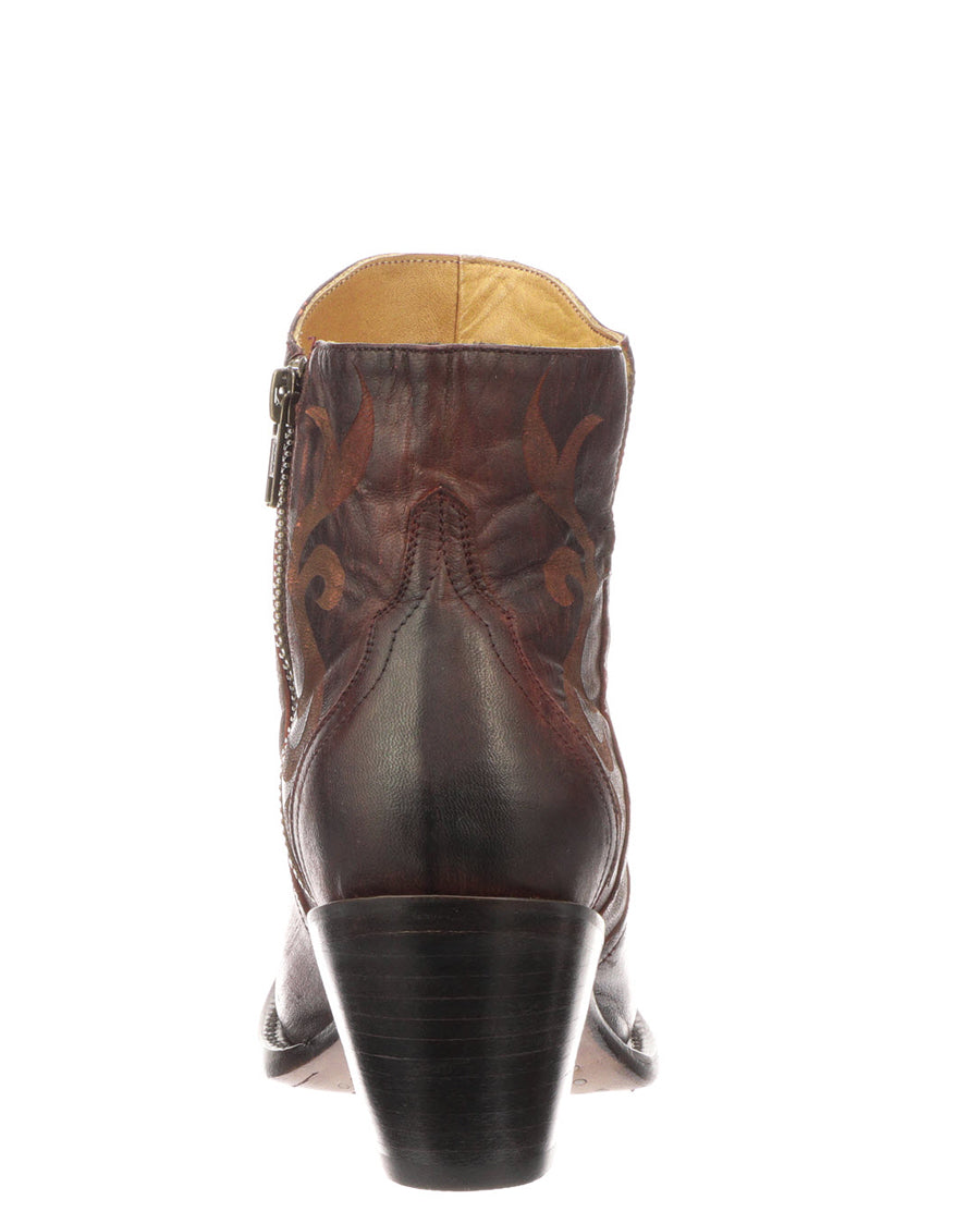 Women's Etched Short Boots