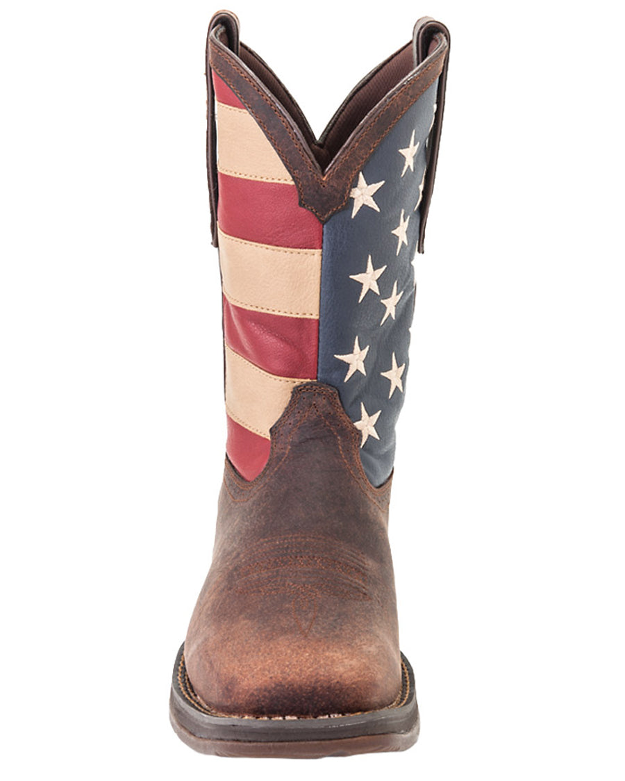 Mens Rebel Patriotic Pull-On Boots