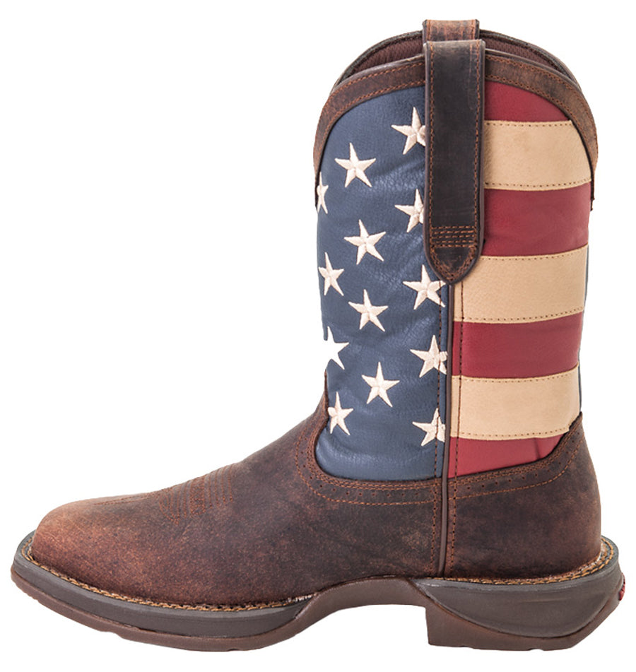 Mens Rebel Patriotic Pull-On Boots