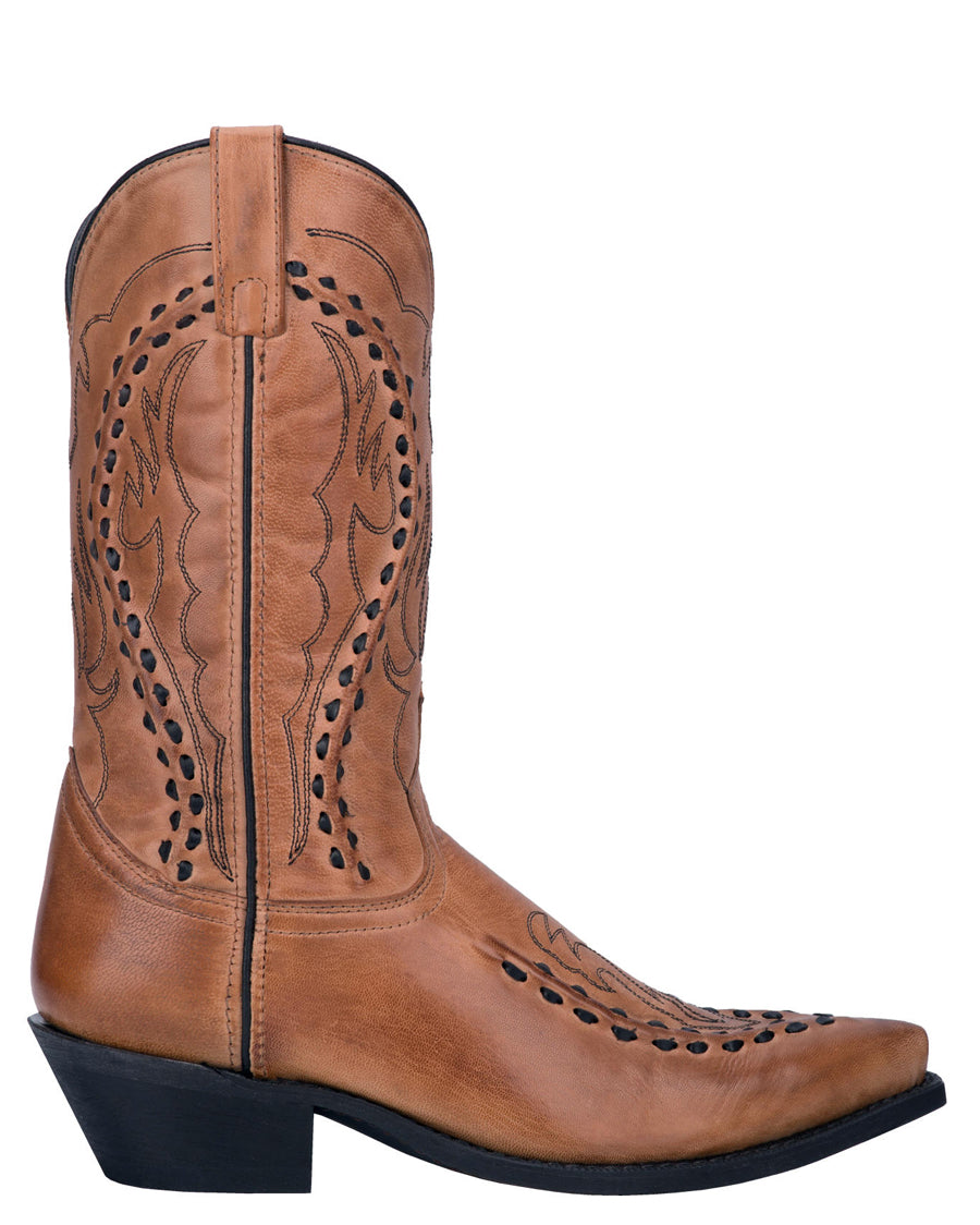 Mens Laramie Bucklace Boots - Tan