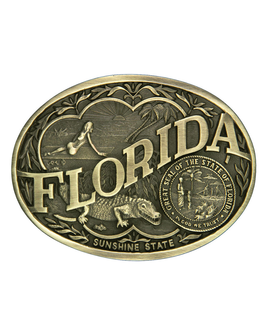 Attitude Florida State Heritage Belt Buckle