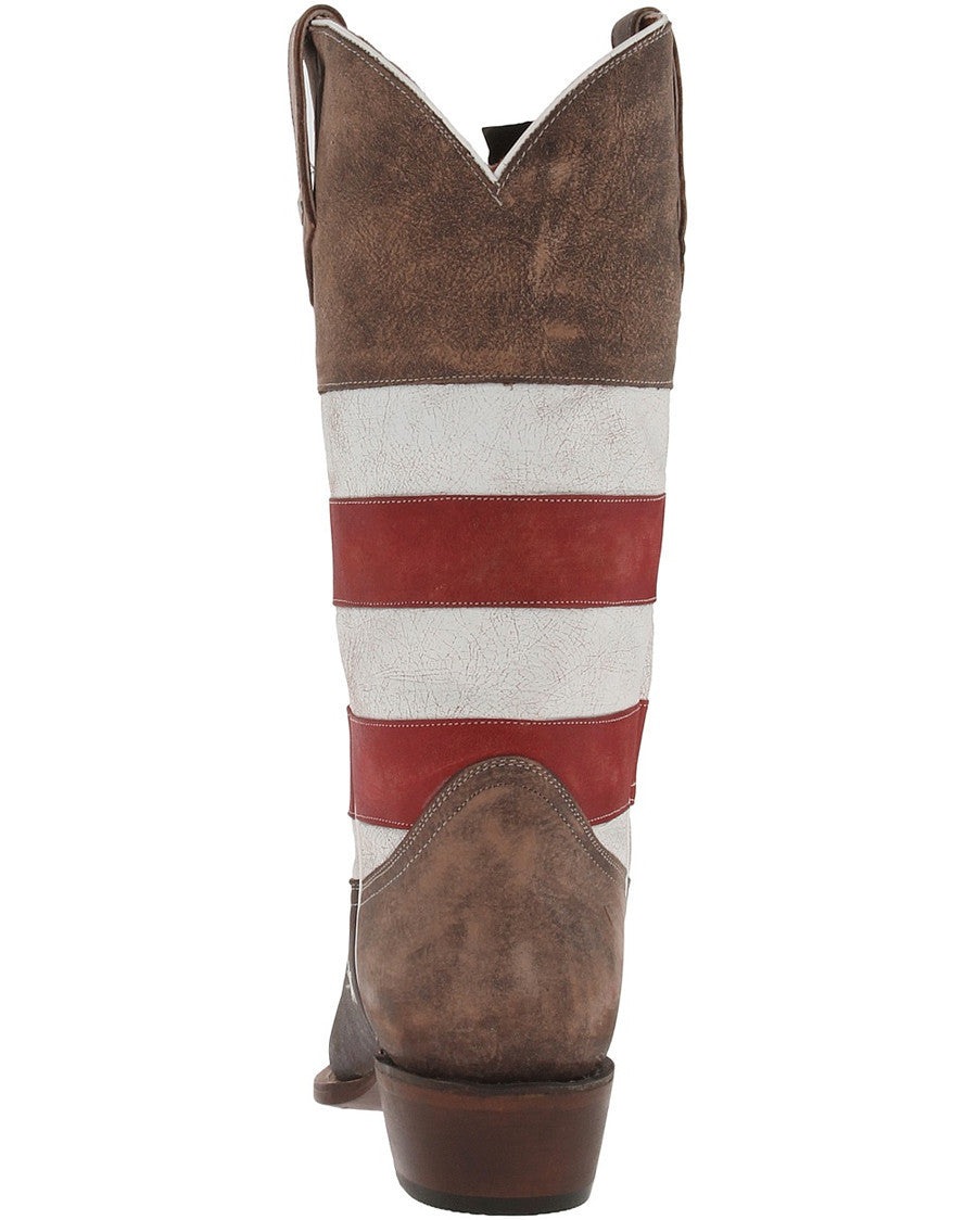 Mens American Flag Boots