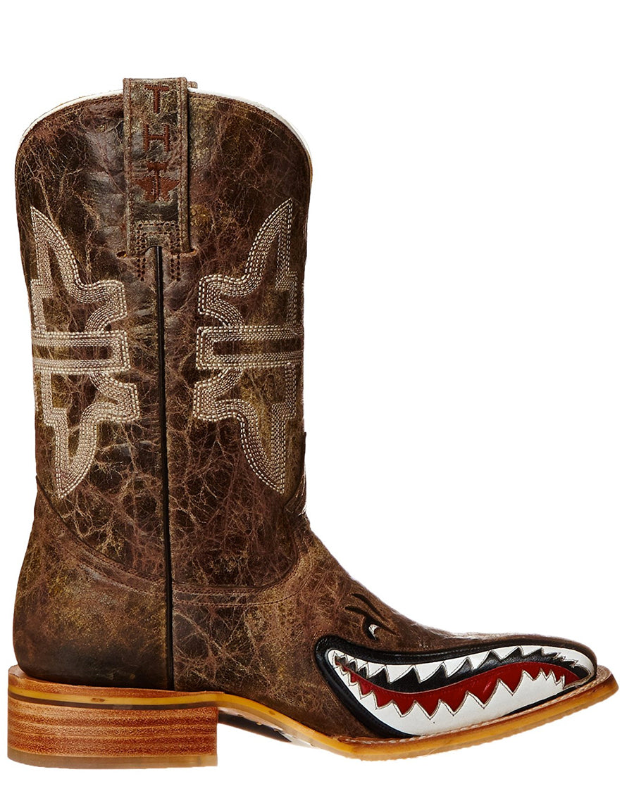 Mens Toastin A Gnarly Shark Boots