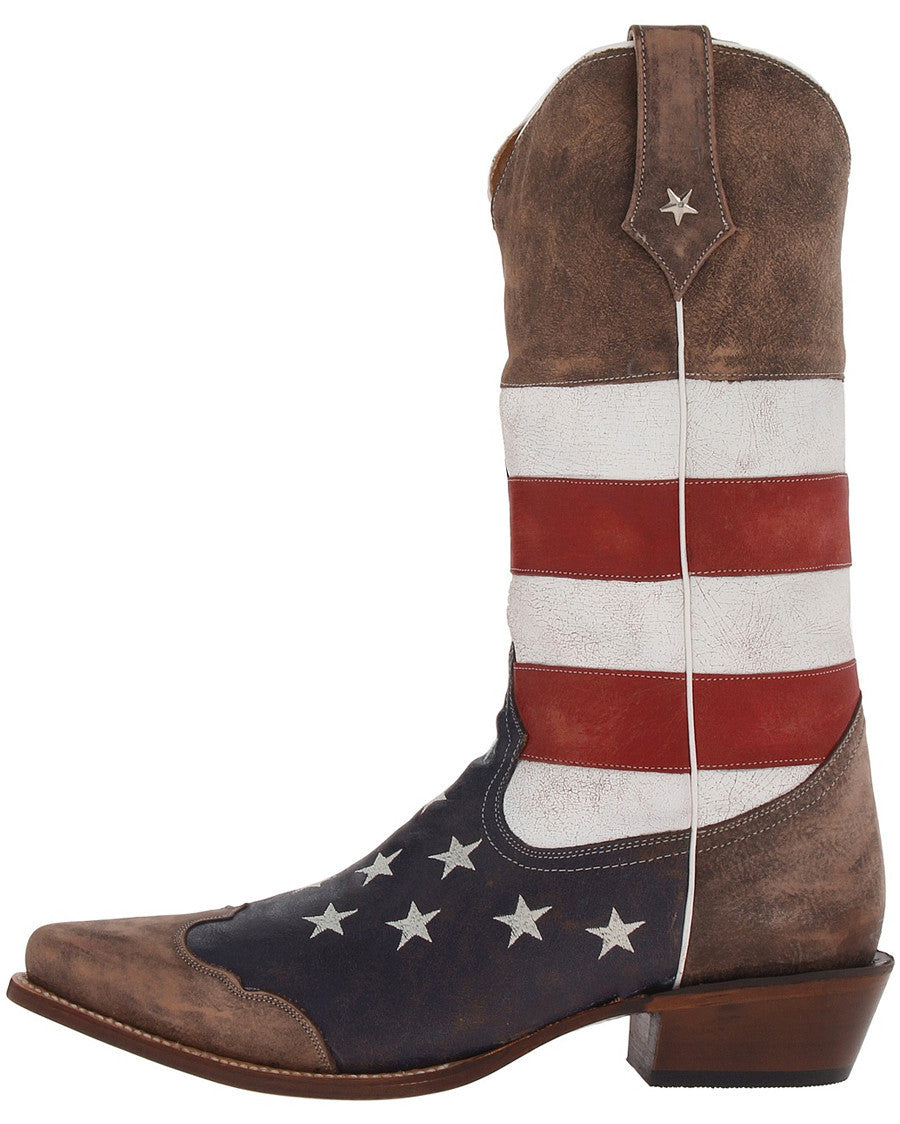 Mens American Flag Boots