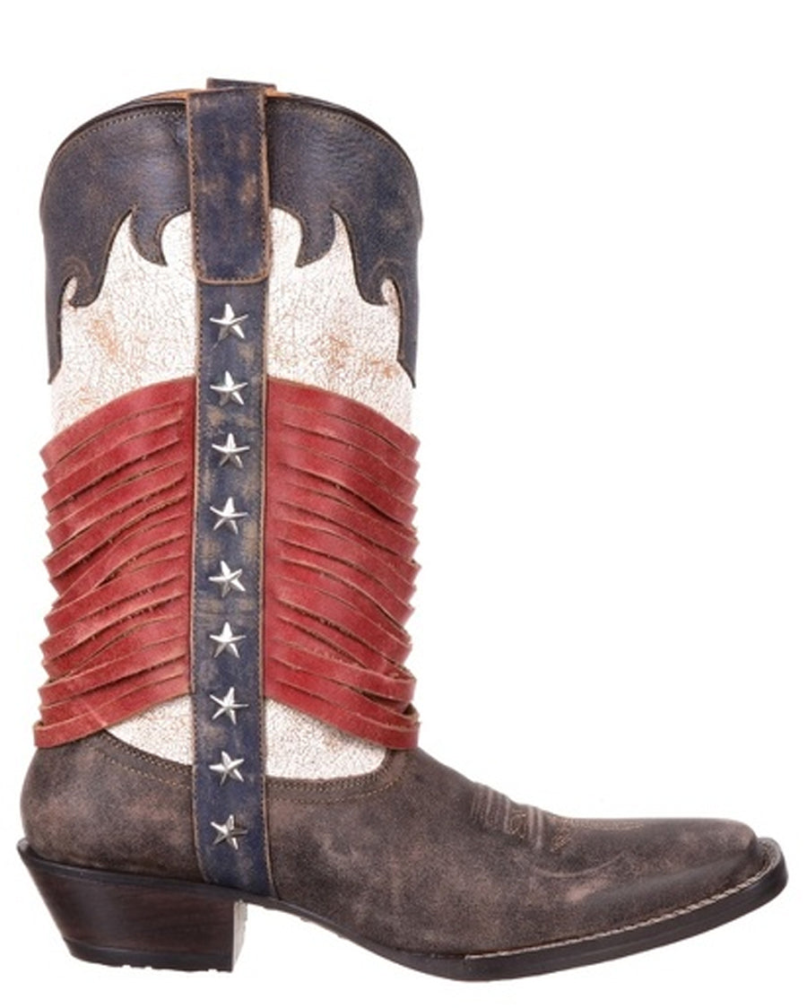 Womens Dream Catcher Americana Fringe Boots