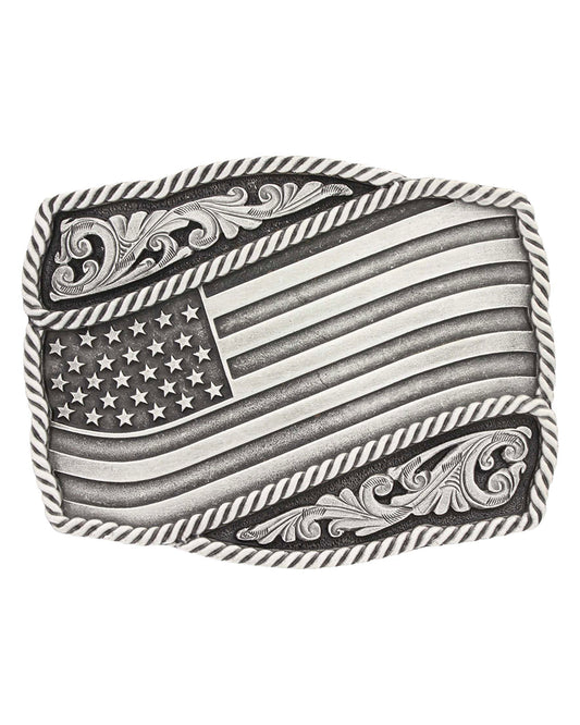 Attitude Waving Flag Belt Buckle