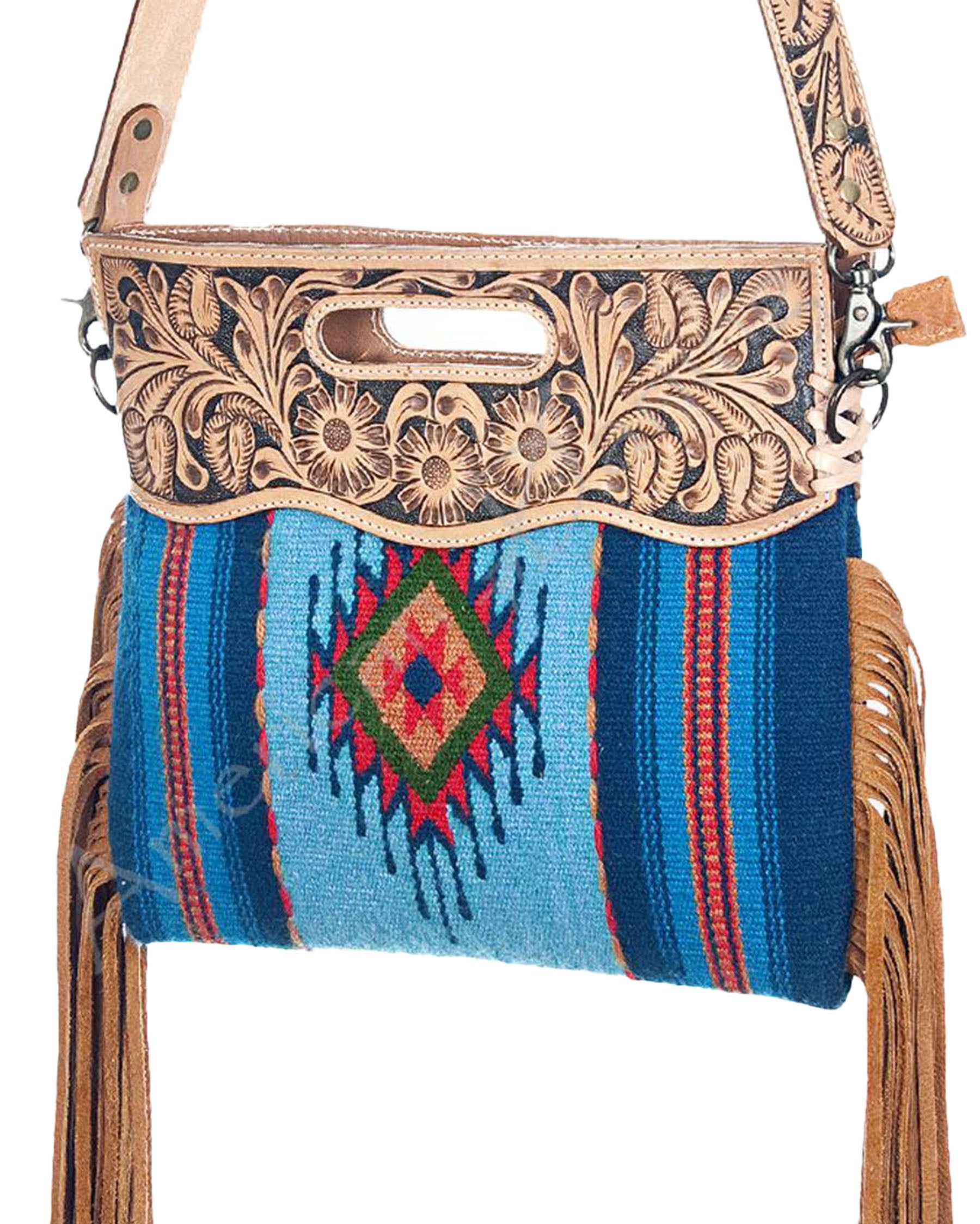 American Darling Women's Saddle Blanket Hobo Shoulder Bag